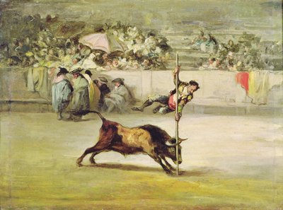 Die Geschicklichkeit und Kühnheit von Juanito Apinani in der Arena von Madrid von Francisco de Goya